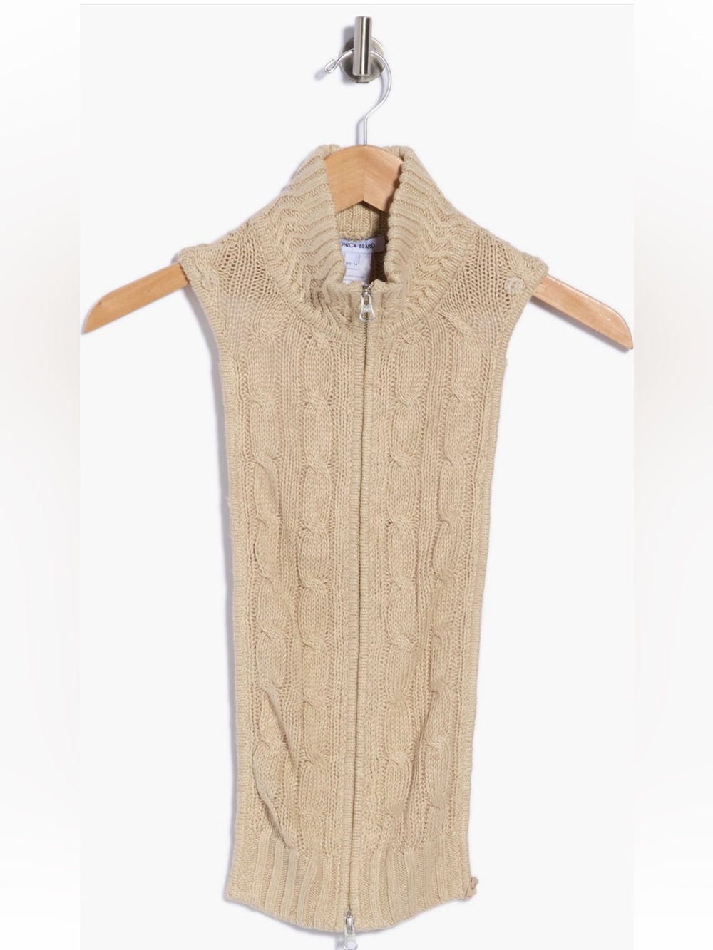 NWT Veronica Beard Radia Cable Knit Dickey
